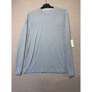 Men's Free Fly Blue Fog Bamboo Lightweight Long Sleeve Tee L